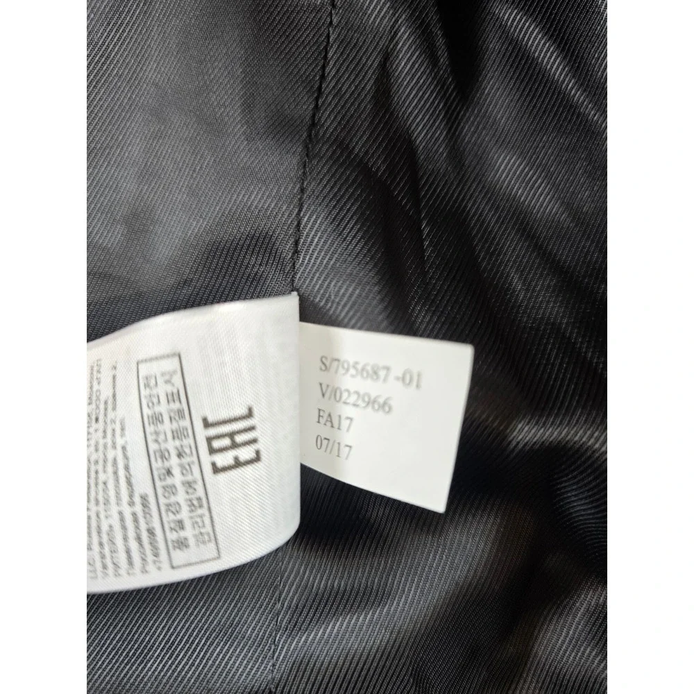 Banana Republic Overcoat Mens Small Gray Wool Italian Fabric Mario Bellucci
